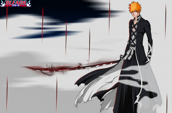 Картинка kurosaki ichigo аниме bleach