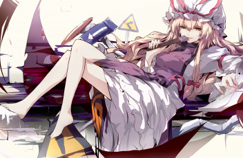 Картинка yakumo yukari аниме touhou