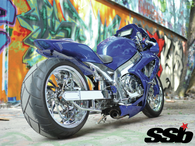 Обои картинки фото 2007, suzuki, gsx, r600, мотоциклы, customs