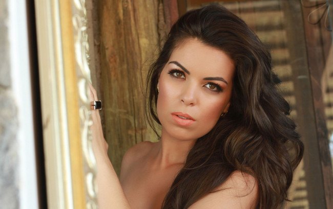 Обои картинки фото Nara Alves, девушки, шатенка