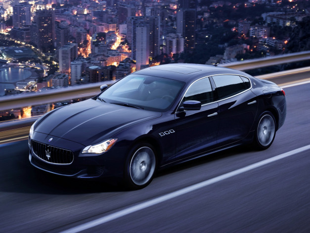 Обои картинки фото автомобили, maserati, quattroporte, 2013