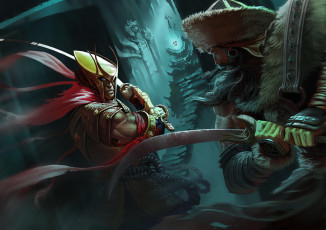 Картинка фэнтези люди арт yuan fan азия войны самурай битва оружие