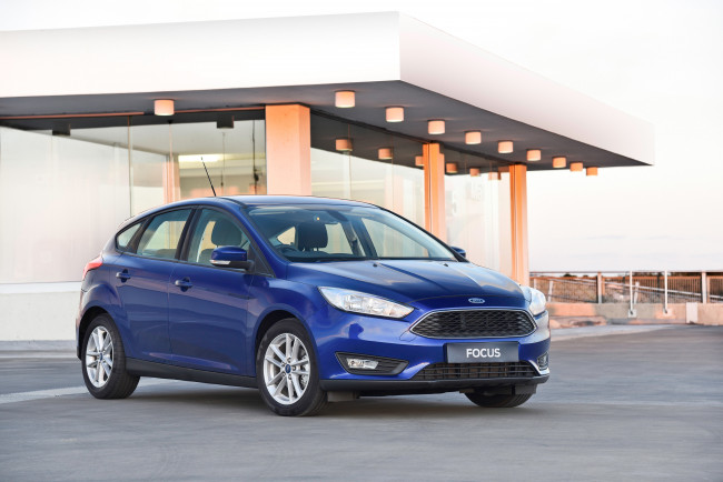 Обои картинки фото автомобили, ford, za-spec, focus, 2015г, синий