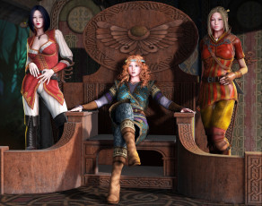 Картинка 3д+графика амазонки+ amazon интерьер фон взгляд девушки