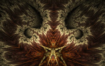 Картинка 3д+графика фракталы+ fractal узор фон цвета