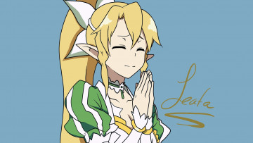 Картинка аниме sword+art+online девушка фон взгляд