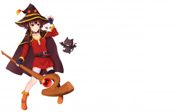 Картинка аниме kono+subarashii+sekai+ni+shukufuku+wo взгляд девушка фон