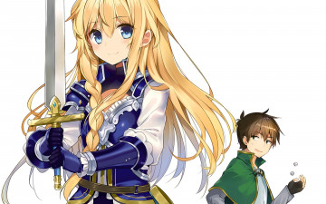 Картинка аниме kono+subarashii+sekai+ni+shukufuku+wo девушка взгляд фон