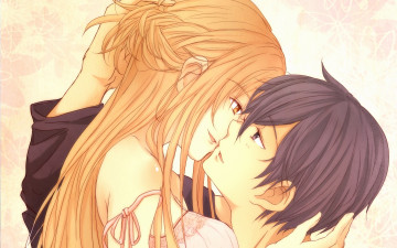 Картинка аниме sword+art+online девушка взгляд фон