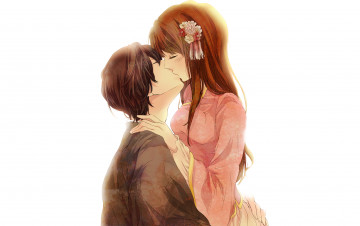 Картинка аниме hetalia +axis+powers поцелуй