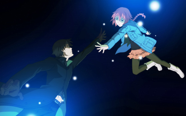 Обои картинки фото аниме, darker than black, хей, суо