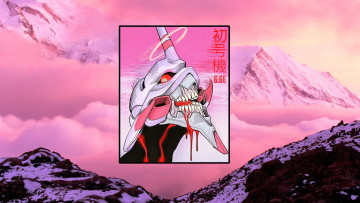 Картинка аниме evangelion ева