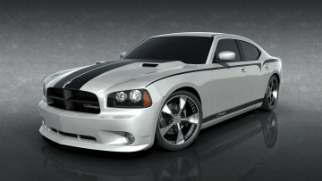 Картинка автомобили 3д додж белый