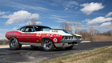Картинка автомобили plymouth 1971 cuda hemi