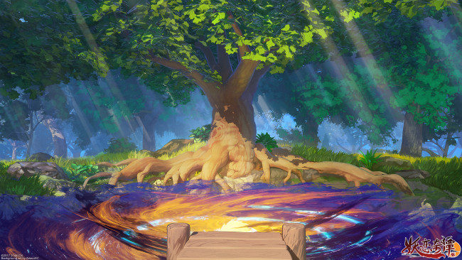 Обои картинки фото аниме, пейзажи,  природа, пейзаж