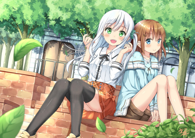 Обои картинки фото аниме, unknown,  другое , девушки