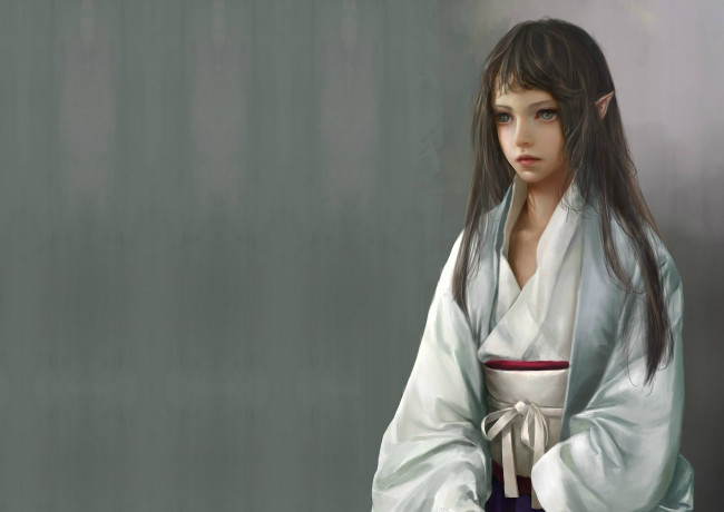 Обои картинки фото фэнтези, эльфы, fantasy, эльф, портрет