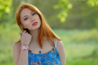 Картинка девушка девушки -unsort+ рыжеволосые+и+другие модель