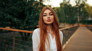 Картинка девушка девушки -unsort+ рыжеволосые+и+другие модель