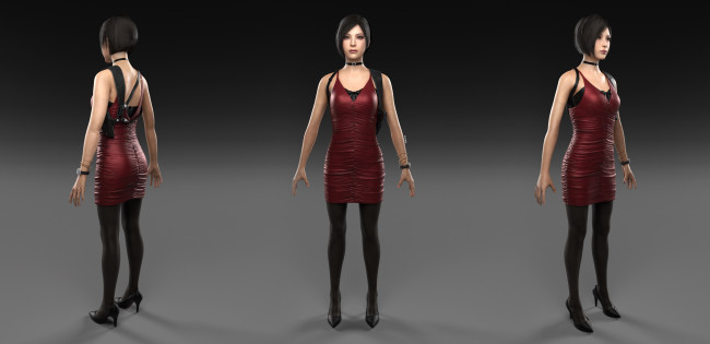 Обои картинки фото 3д графика, люди , people, девушка, взгляд, фон