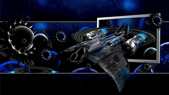 Обои картинки фото 3д графика, космические корабли,  звездолеты , spaceships,  starships, космический, корабль, планеты, звезды, галактика