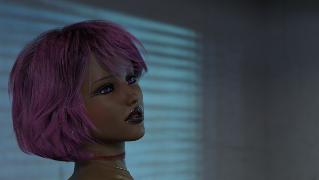 Обои картинки фото 3д графика, портрет , portraits, девушка, взгляд, фон