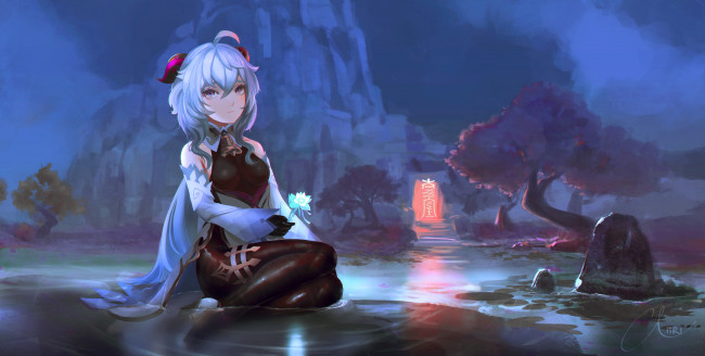 Обои картинки фото аниме, genshin impact, genshin, impact