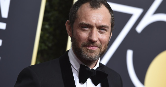 Обои картинки фото мужчины, jude law, актер, лицо, борода, костюм