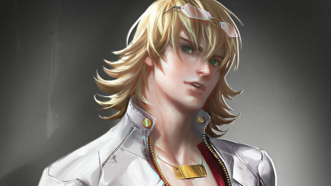 Обои картинки фото аниме, tiger and bunny, тигр, и, кролик