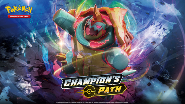 Обои картинки фото видео игры, pokemon,  champion`s path, trading, cards, game