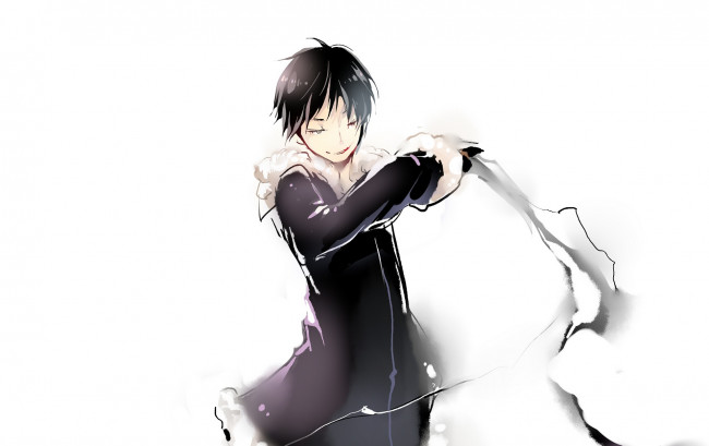 Обои картинки фото аниме, durarara, orihara, izaya, изая, орихара