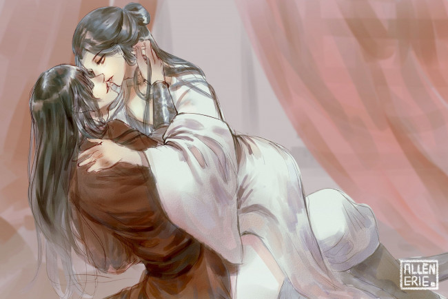 Обои картинки фото аниме, tian guan ci fu, благословение, небожителей, tian, guan, ci, fu, мосян, тунсю