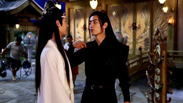 Картинка разное знаменитости ван ибо сяо чжан съемки люди костюмы