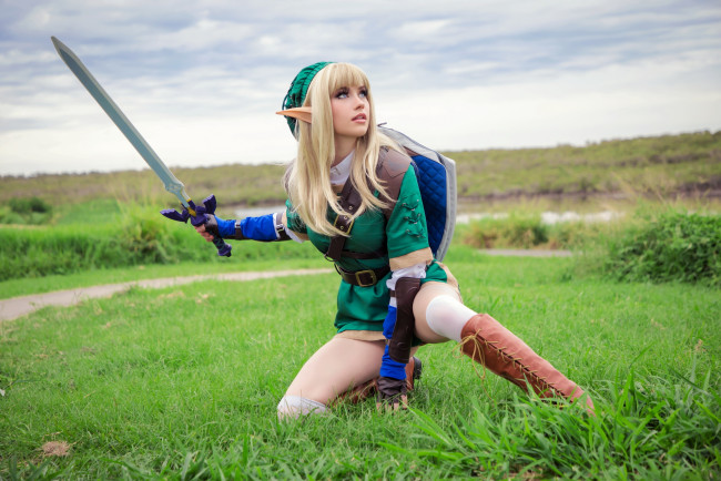 Обои картинки фото nichameleon, девушки, - креатив,  косплей