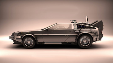 Картинка автомобили dmc delorean