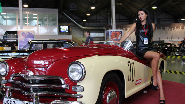 Обои картинки фото автомобили, -авто с девушками, красивая, девушка