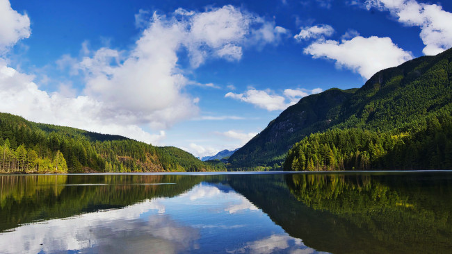 Обои картинки фото buntzen lake, british columbia, природа, реки, озера, buntzen, lake, british, columbia