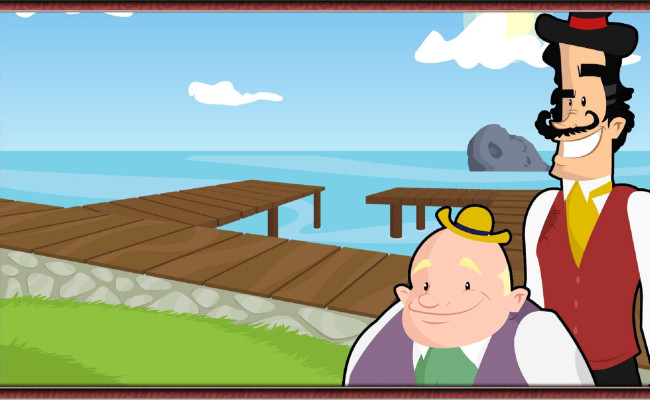 Обои картинки фото видео игры, twin skies, персонажи, люди, причал, море