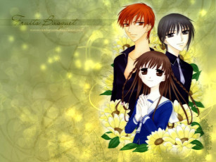 Картинка аниме fruits basket