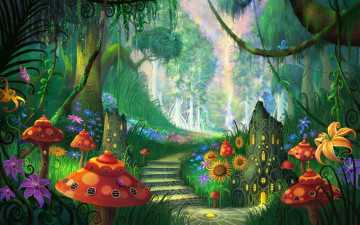 Картинка фэнтези пейзажи