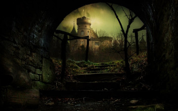 Картинка фэнтези замки