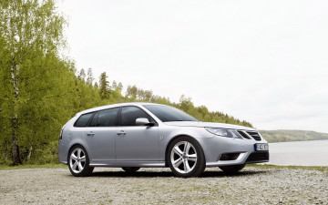 Картинка saab sportcombi aero автомобили