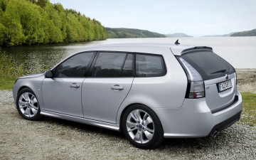 Картинка saab sportcombi aero автомобили