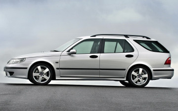 Картинка saab wagon aero uk spec автомобили