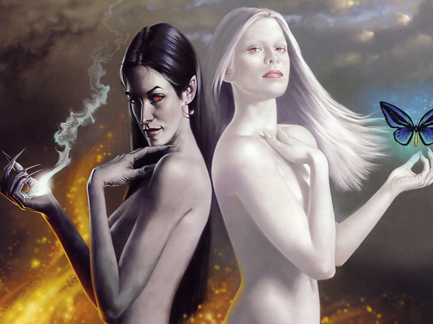 Обои картинки фото фэнтези, девушки