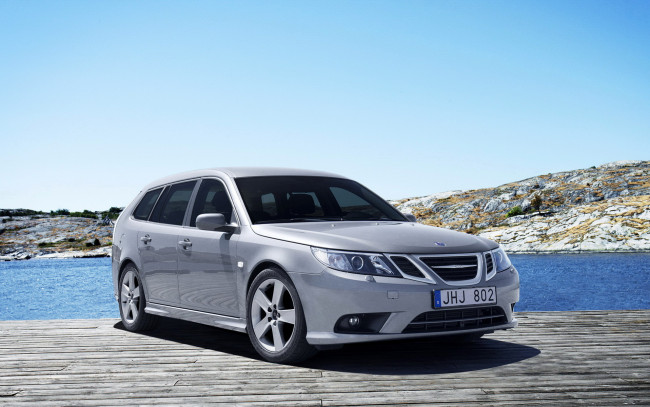 Обои картинки фото saab, sportcombi, автомобили