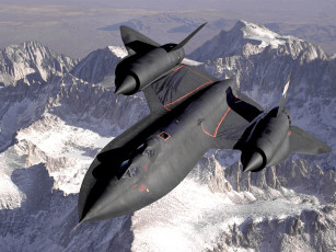 Картинка lockheed sr 71 blackbird авиация боевые самолёты