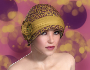 Картинка 3д графика portraits портрет шляпа девушка