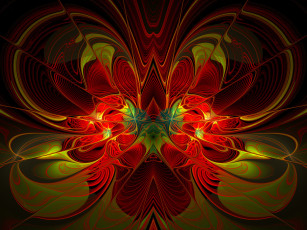 Картинка 3д графика fantasy фантазия узор цвета фон