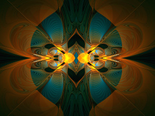 Картинка 3д графика fractal фракталы цвета узор фон